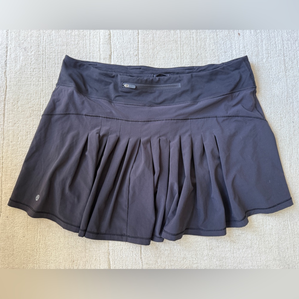 Lululemon Tennis/Golf Mini Skirt Black Size 12